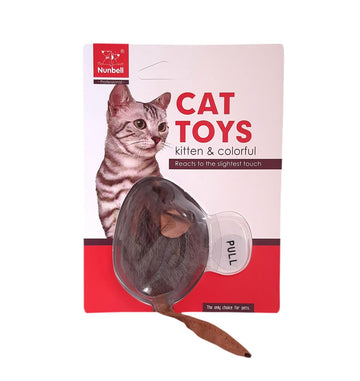 Nunbell Touch N Play Vibrating Mouse Cat Toy